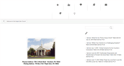 Desktop Screenshot of mapleglenchurch.org