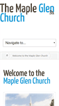 Mobile Screenshot of mapleglenchurch.org